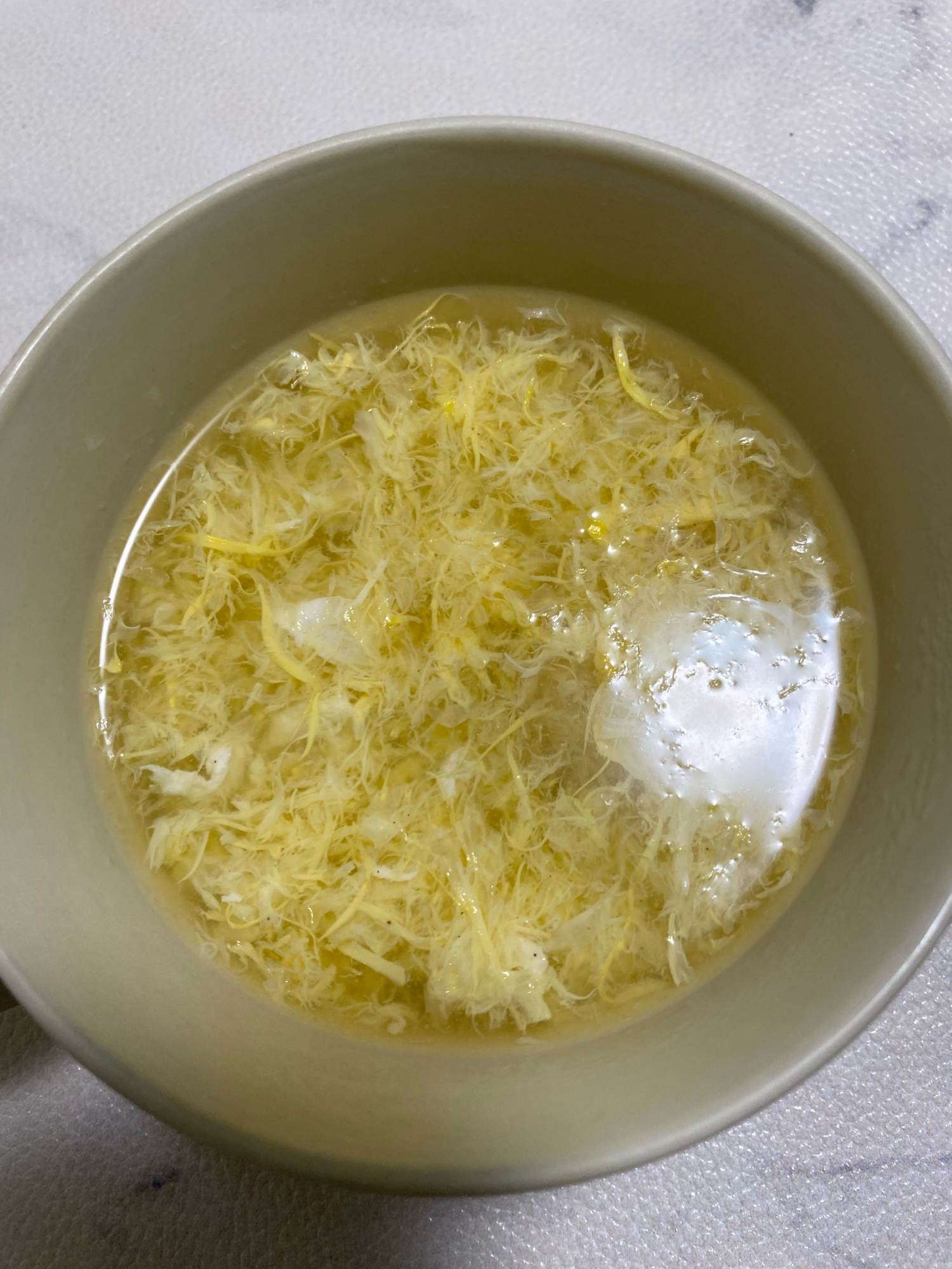 卵ふわふわ♡中華風卵スープ