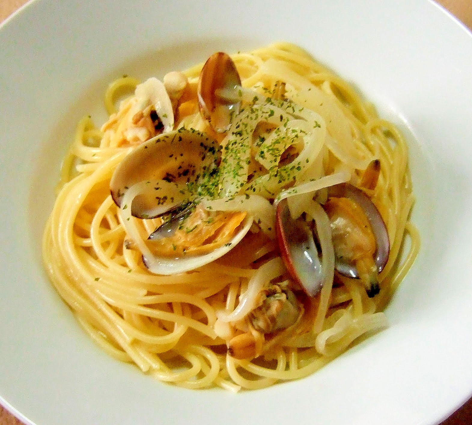 ボンゴレビアンコ 英語