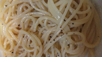 シンプル！塩コショウのパスタ