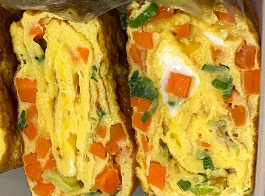 具沢山な卵焼き