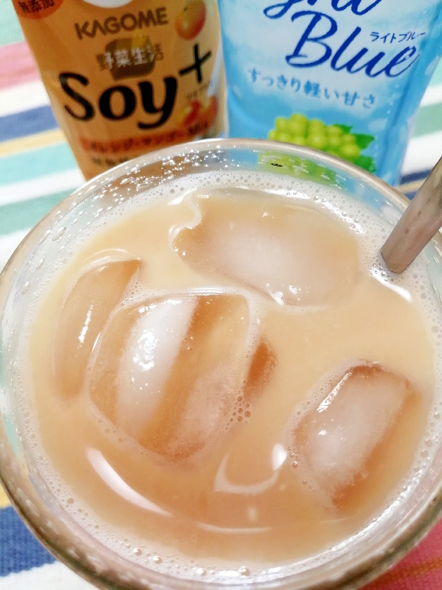 アイス☆野菜生活カルピスライトミルク♪
