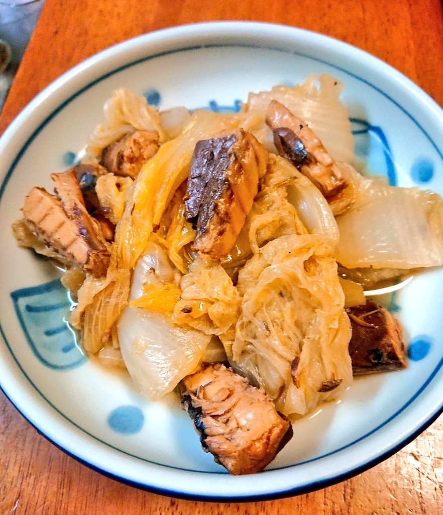 サバ缶で白菜の味噌煮☆無水で作れる♪