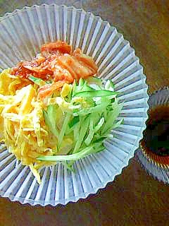 三色のせ素麺