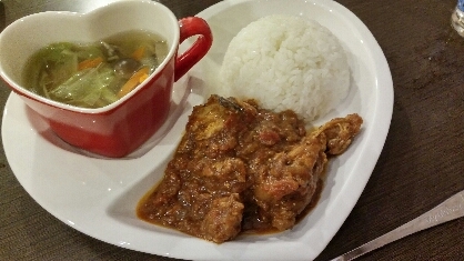 圧力鍋でインド風バターチキンカレー