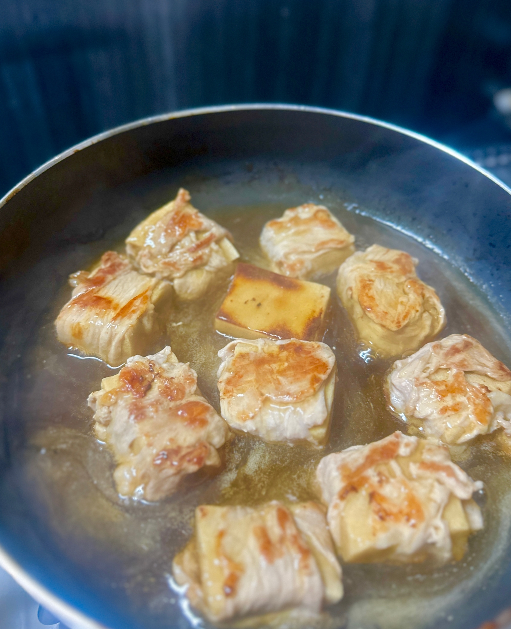 騙せる！肉巻き高野豆腐あんかけ