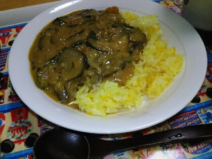 なすの消費に作りました！グリーンカレー、くせになる美味しさですね☆ごちそうさまでした！