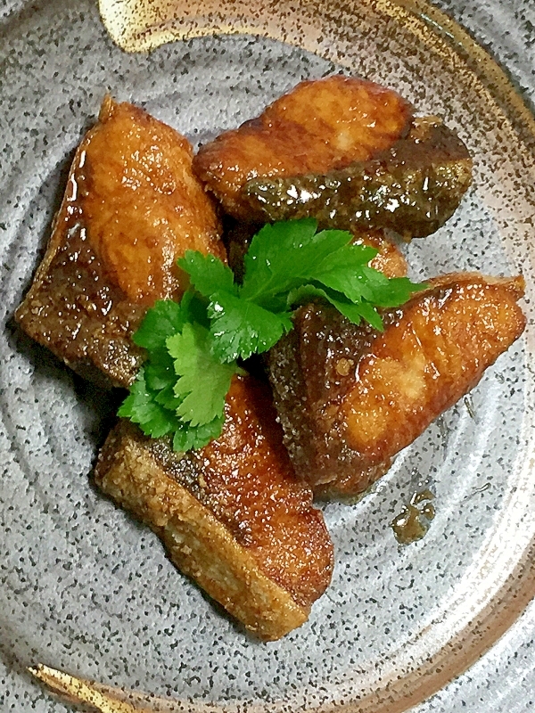 揚げぶりの照り焼き