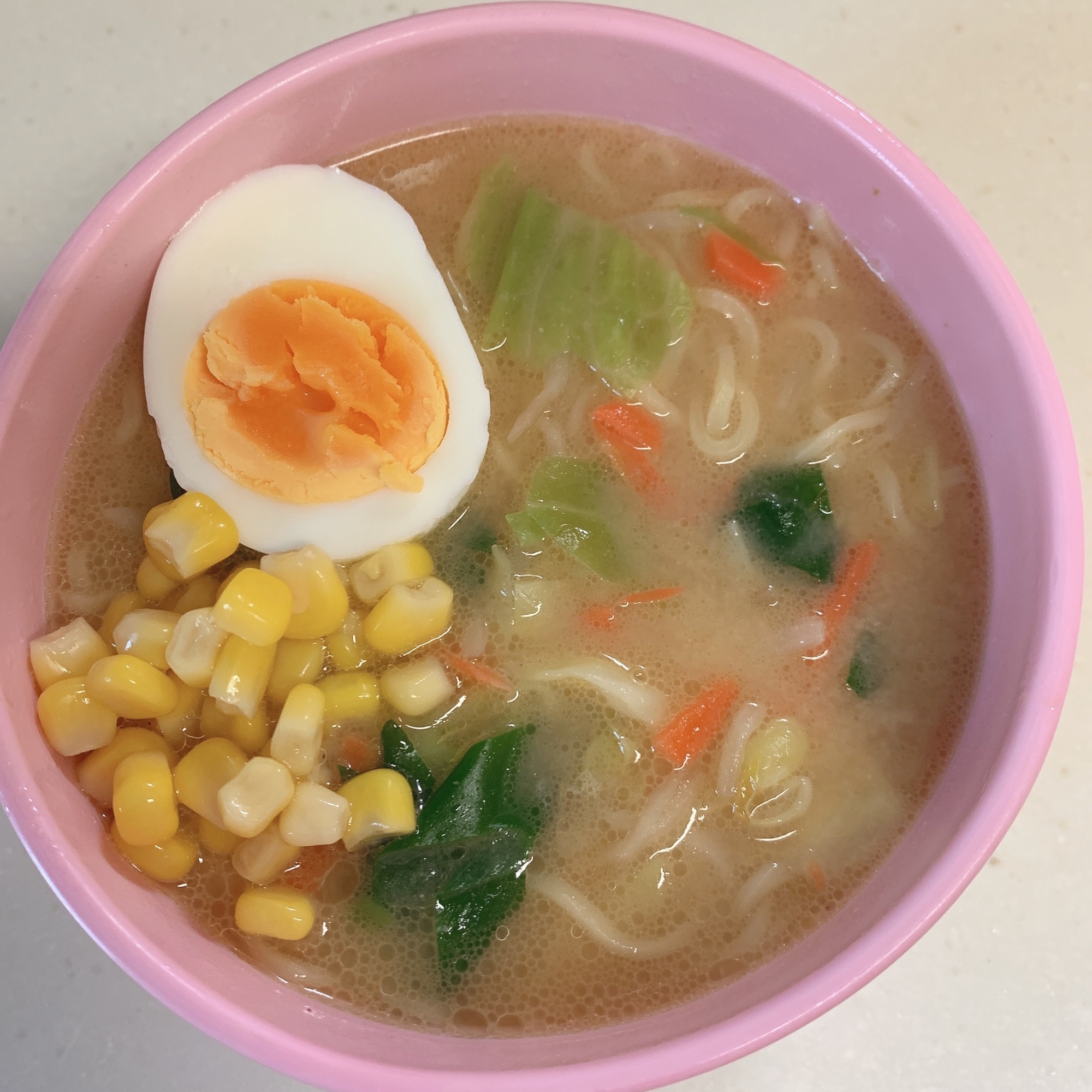 コーンたっぷり味噌ラーメン