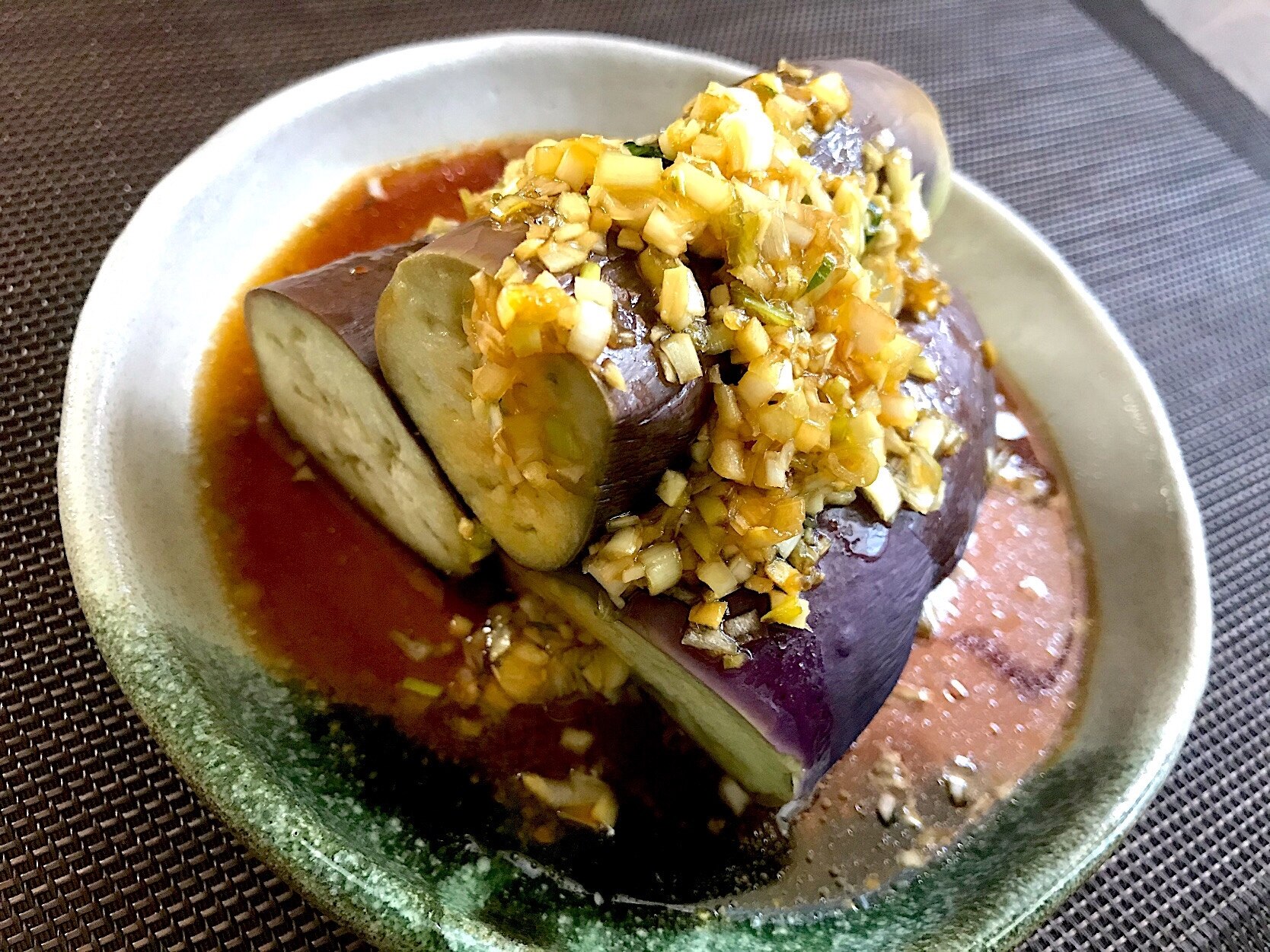 ストウブde蒸し茄子の香味ダレがけ☆staubナス レシピ・作り方 ストウブde蒸し茄子の香味ダレがけ☆staubナス レシピ・作り方