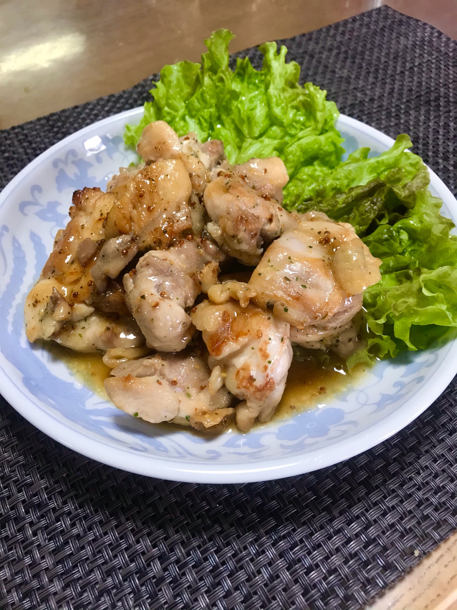 甘酸っぱい味 ハニーマスタードチキン レシピ 作り方 By Papaのパパッとクッキング 楽天レシピ