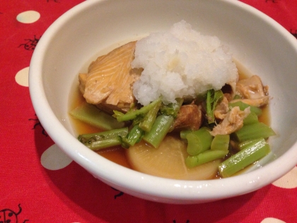 圧力鍋で骨まで食べられる鮭のあら煮