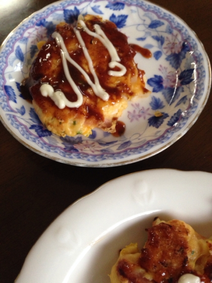 お豆腐でヘルシー♡キャベツ焼き