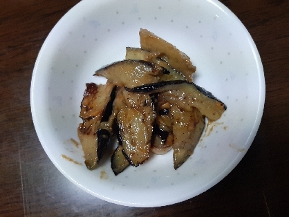 茄子の甘辛胡麻味噌和え