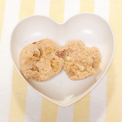 豆乳でマイルド✿ざくざくナッツ✿大麦蒸しパン