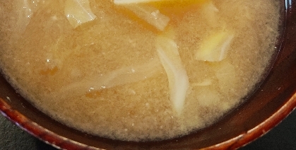 togtog88さんこんばんは☆
キャベツのお味噌汁、とても美味しかったです(*´ω｀*)
ごちそうさまでした！