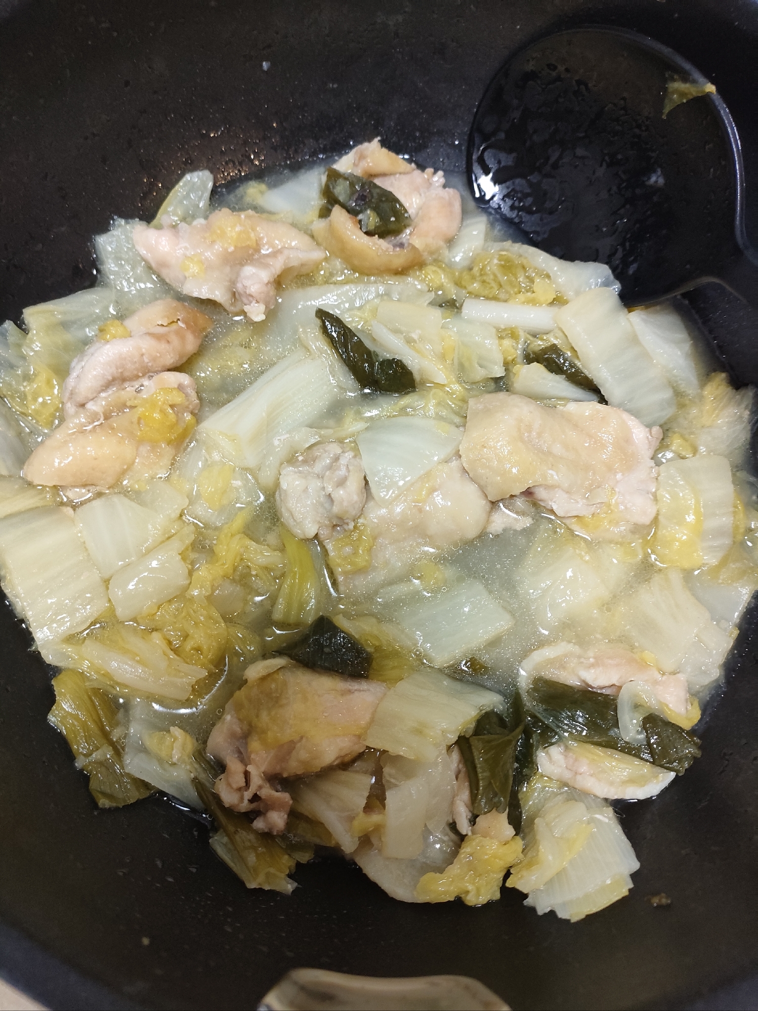 鶏肉と白菜のトロトロ鍋