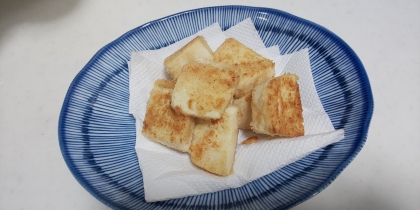 余っていた高野豆腐消費に♪
いつもと違った味わいで美味しかったです＾＾