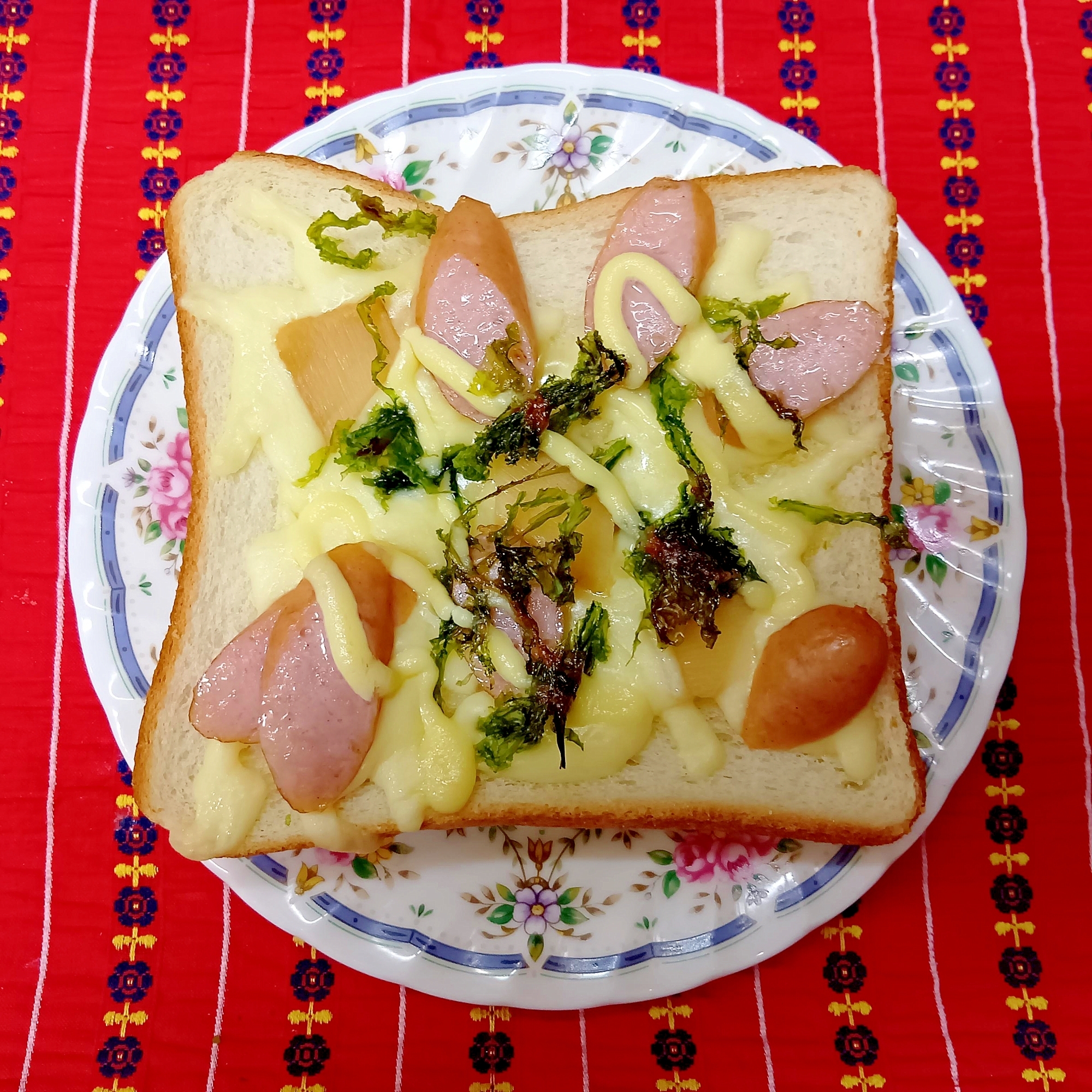 海苔のピザトーストその7