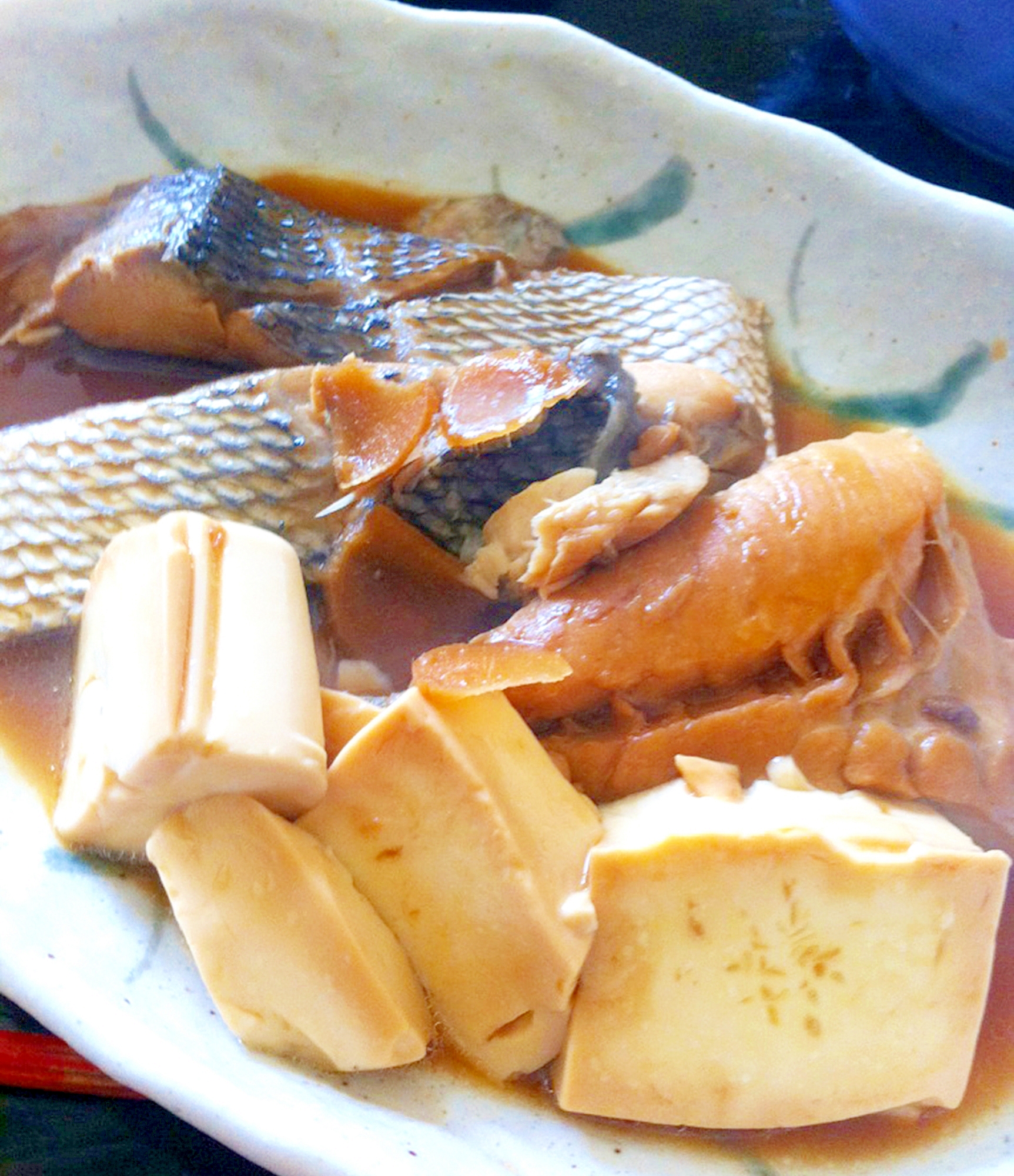 鯛と豆腐の煮付け