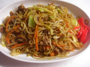 野菜たっぷりソース焼きそば