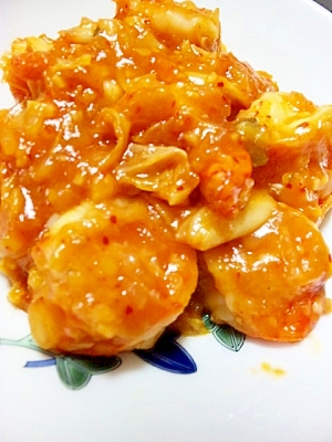 簡単おいしい キムチ入りエビチリ レシピ 作り方 By Dama Espresso 楽天レシピ 簡単おいしい キムチ入りエビチリ レシピ 作り方 By Dama Espresso 楽天レシピ