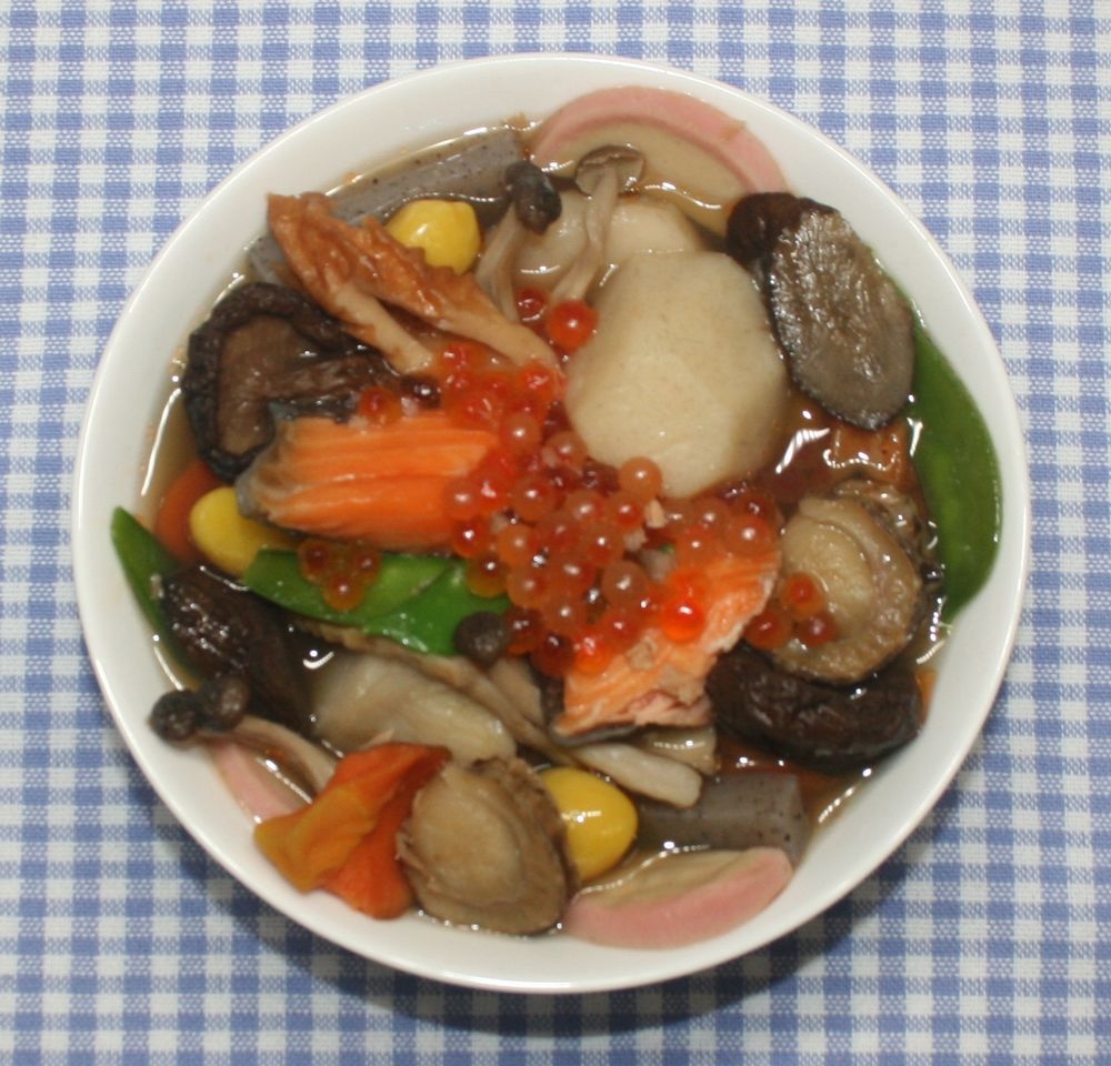 ケンミンSHOW☆塩鮭いくらと乾燥野菜でのっぺ汁