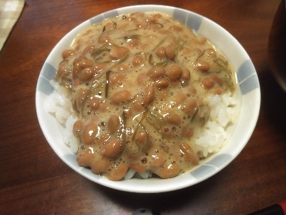 ご飯にも・おつまみにも★めかぶ納豆