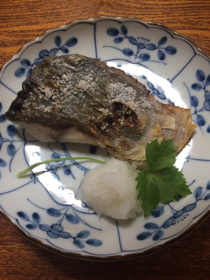 シンプルなやずの塩焼き♪