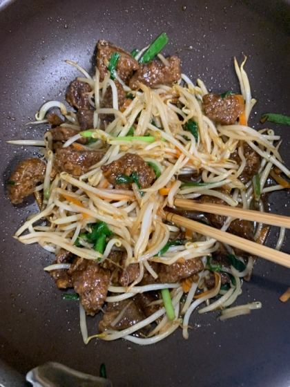 甘辛くシャキシャキ にできました