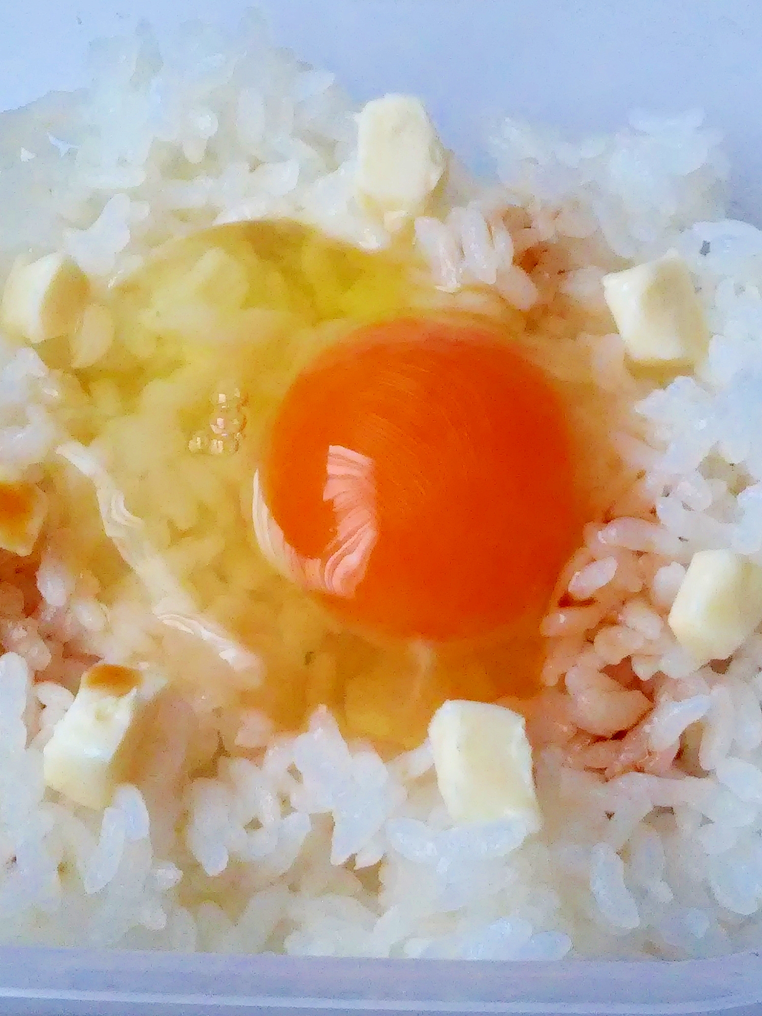 簡単 プロセスチーズとめんつゆのたまごかけご飯 レシピ 作り方 By みずたまsweet 楽天レシピ