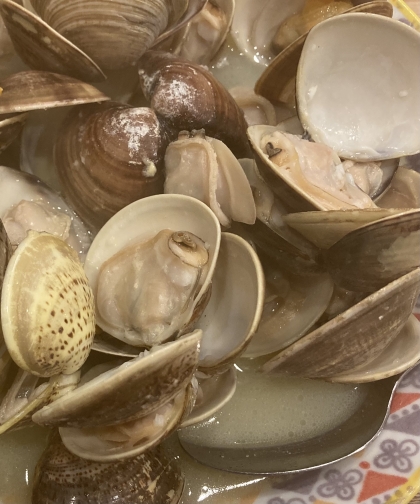 ♡簡単絶品おつまみ♪はまぐりの酒蒸しバター風味♡