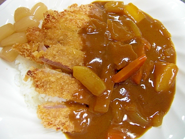 塩糀トンカツのせカレー