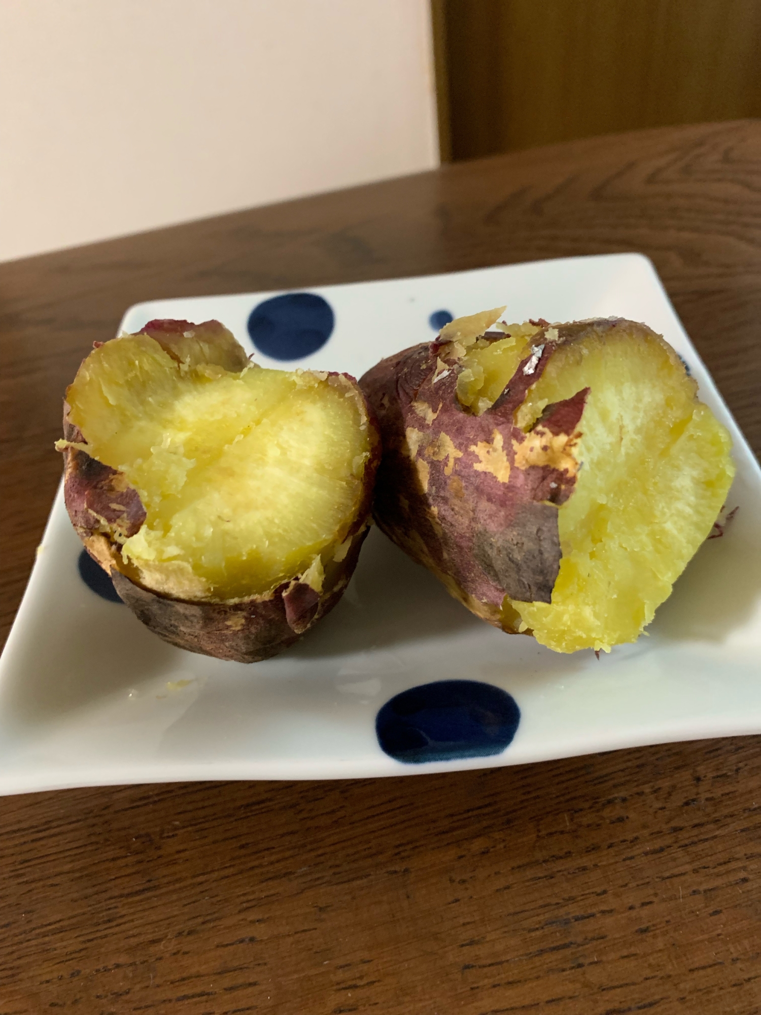 簡単　焼き芋　魚焼きグリルで焼き芋