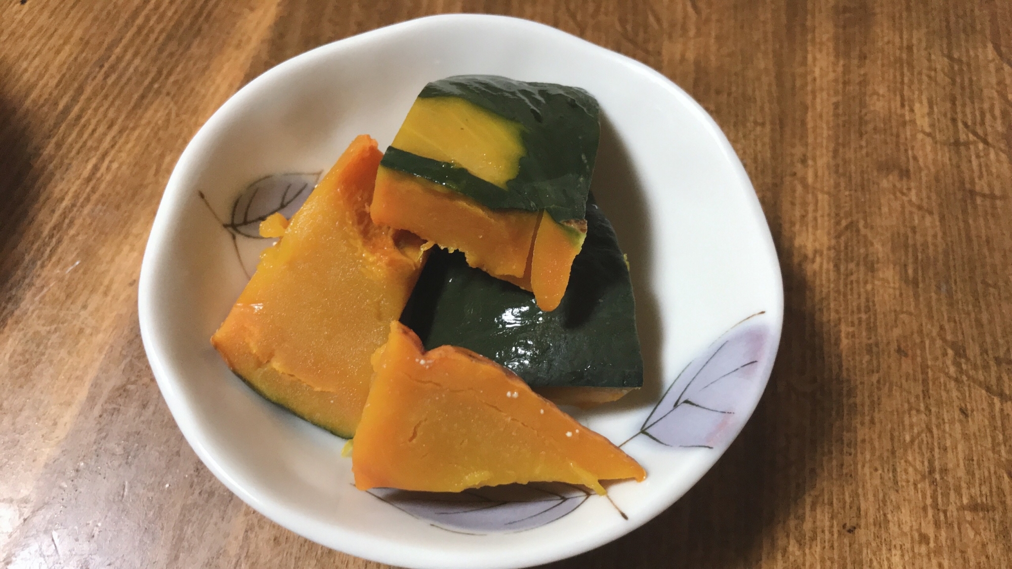 レンジで時短かぼちゃの煮物