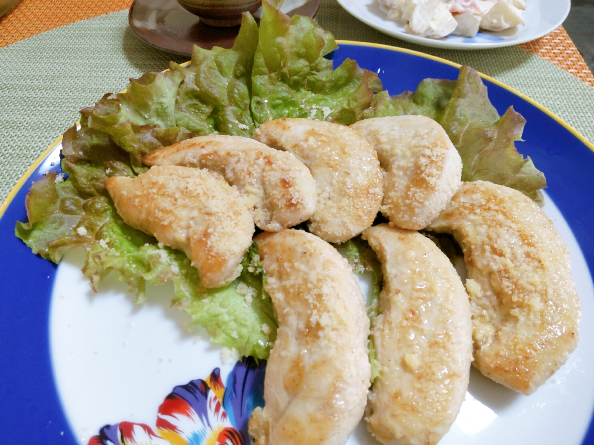 ささみのジューシー♪マヨチーズソテー(・ิω・ิ)