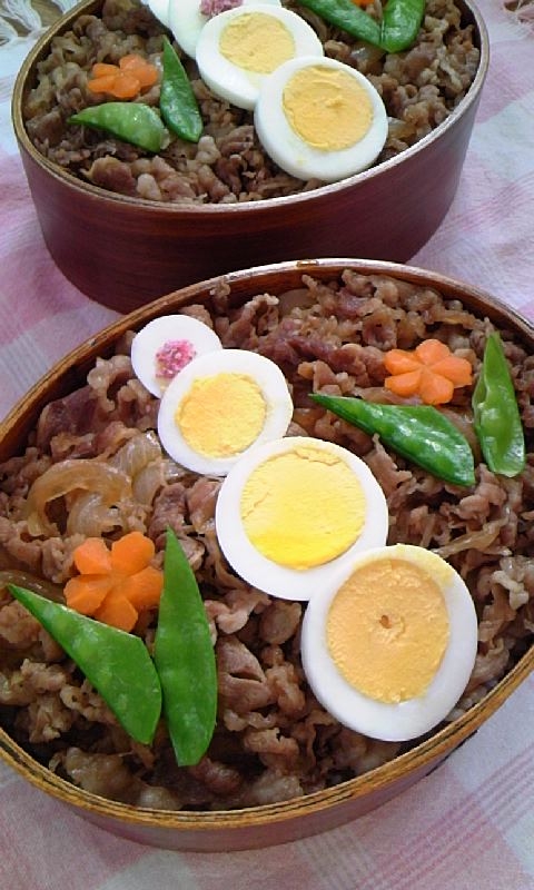 牛丼弁当♪