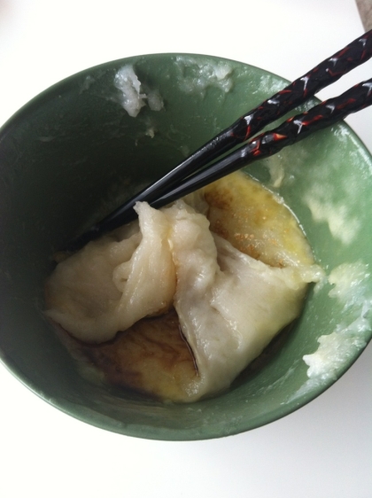 柔らかくて美味しかったです！このあと海苔を巻きました。