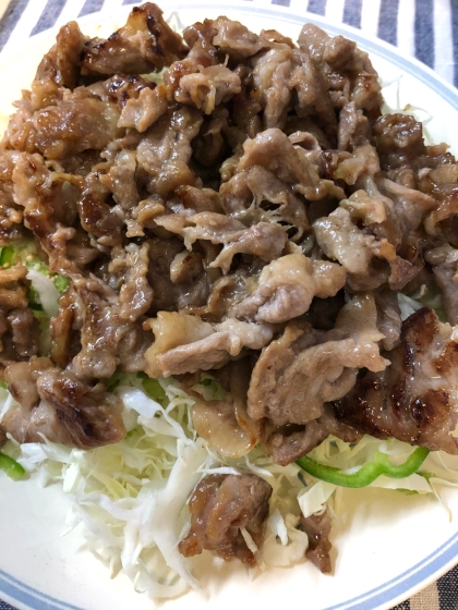 子どももよく食べる柔らかい豚のしょうが焼き