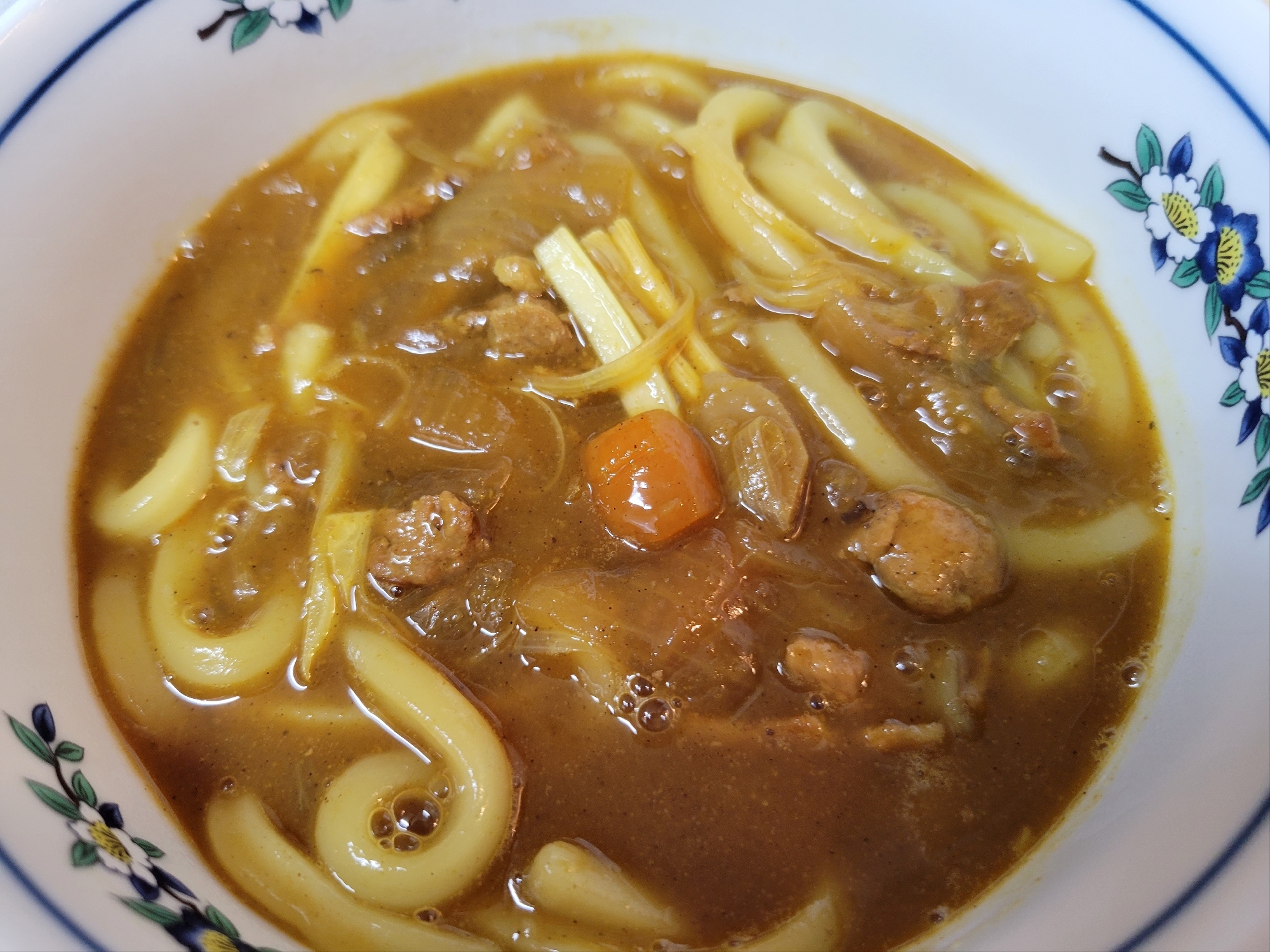 簡単！節約！カレーの残りで作るカレーうどん♪