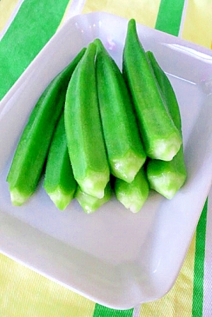 オクラの絶妙 下ごしらえと茹で方 レシピ 作り方 By まめもにお 楽天レシピ オクラの絶妙 下ごしらえと茹で方 レシピ 作り方 By まめもにお 楽天レシピ