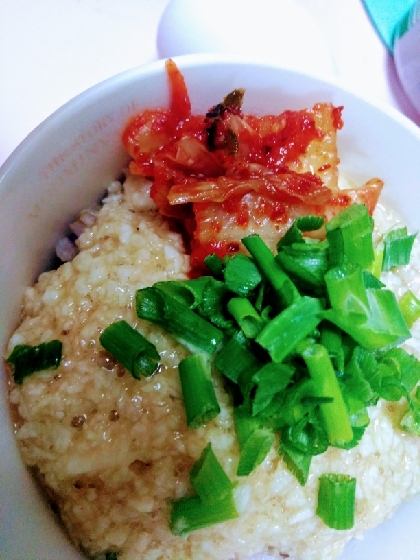 激ウマ！とろろ納豆キムチ丼♪