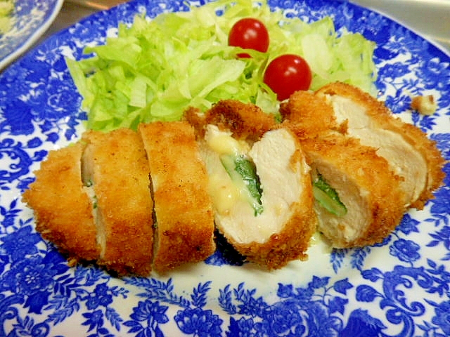 しっとり やわらか 鶏むね肉チーズと大葉inカツ レシピ 作り方 By アルプスの乙女 楽天レシピ しっとり やわらか 鶏むね肉チーズと大葉inカツ レシピ 作り方 By アルプスの乙女 楽天レシピ