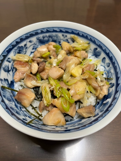照り焼きソース黄金比✨焼鳥丼