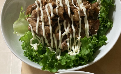 即席！お店風☆牛カルビ丼