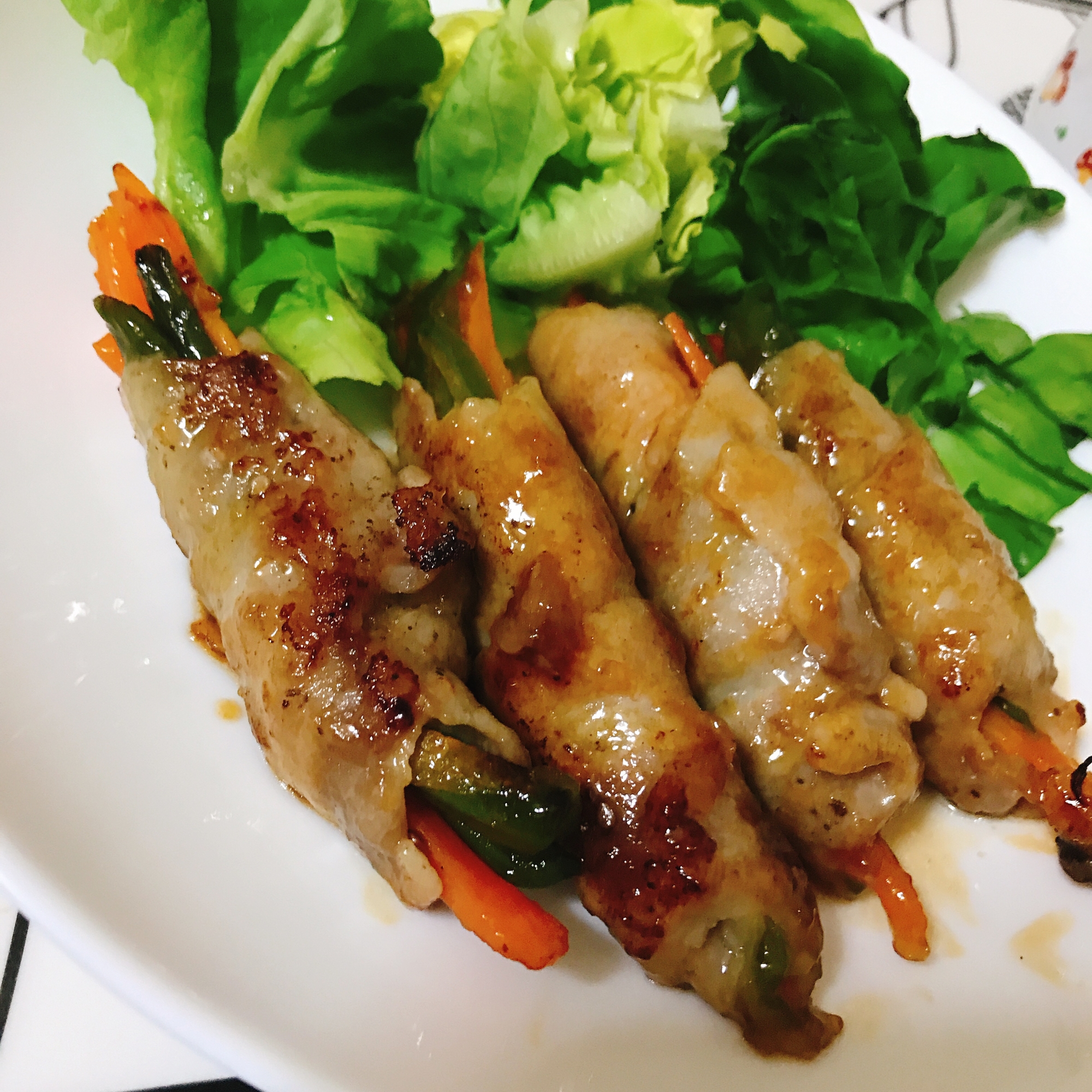 人参とピーマンの肉巻き レシピ 作り方 By Cooking Mama0419 楽天レシピ