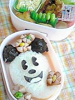 ハロウィンに！おばけミッキー弁当☆キャラ弁