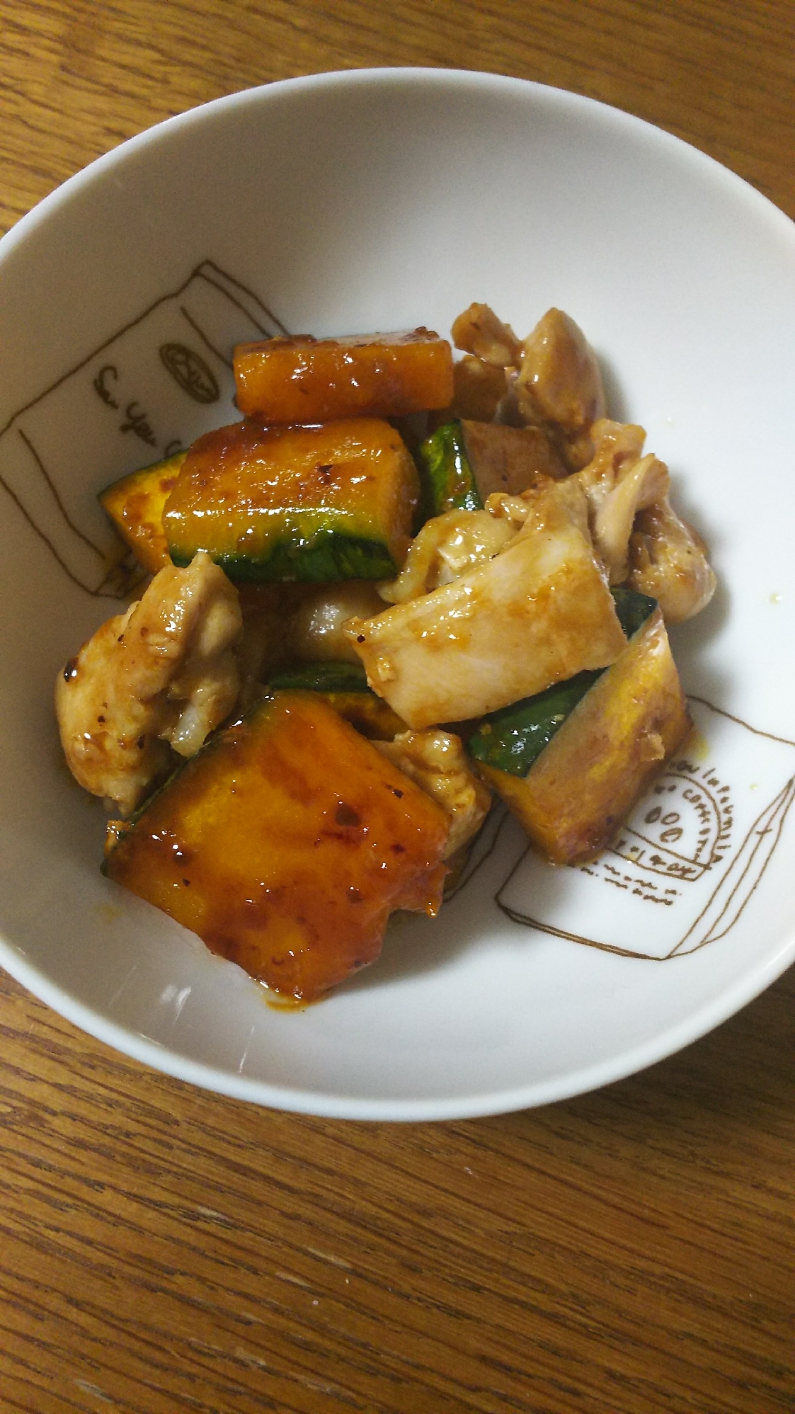 鶏もも肉とかぼちゃの焼肉のたれ炒め レシピ 作り方 By 4045g 楽天レシピ