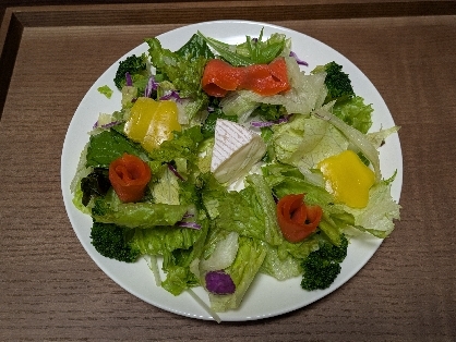 クリスマス❂リースサラダ❂
