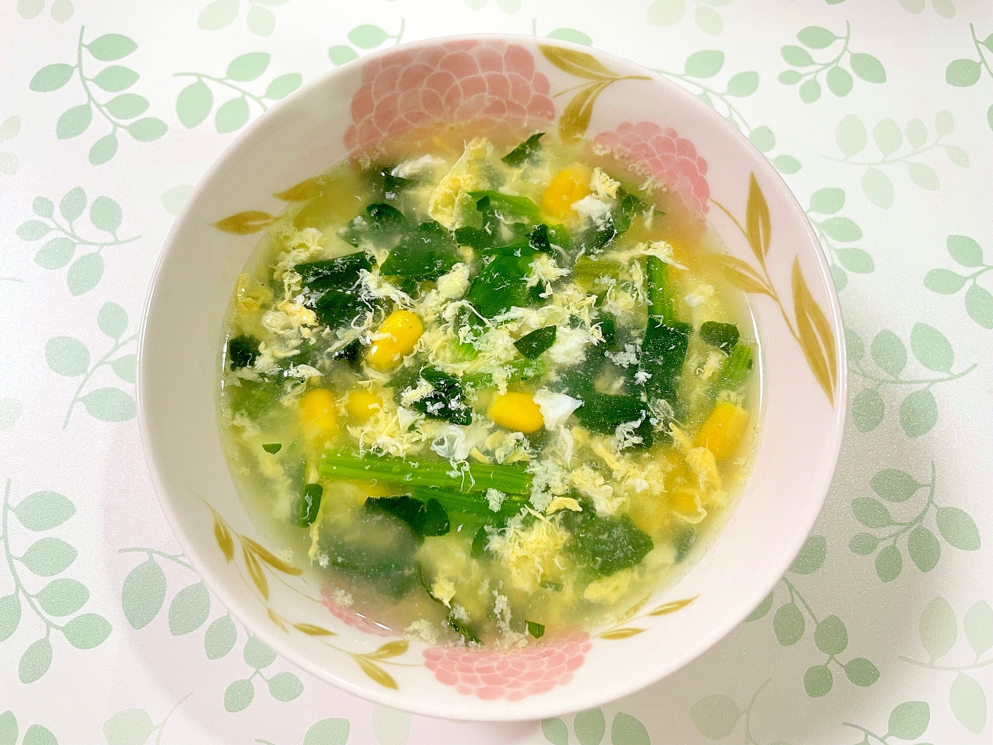 冷凍ほうれん草とコーンの卵スープ レシピ 作り方 By もぐもぐばばち 楽天レシピ 冷凍ほうれん草とコーンの卵スープ レシピ 作り方 By もぐもぐばばち 楽天レシピ