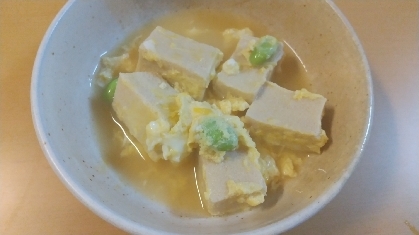 いんげんがなく、枝豆で作りました。ありがとうございました！